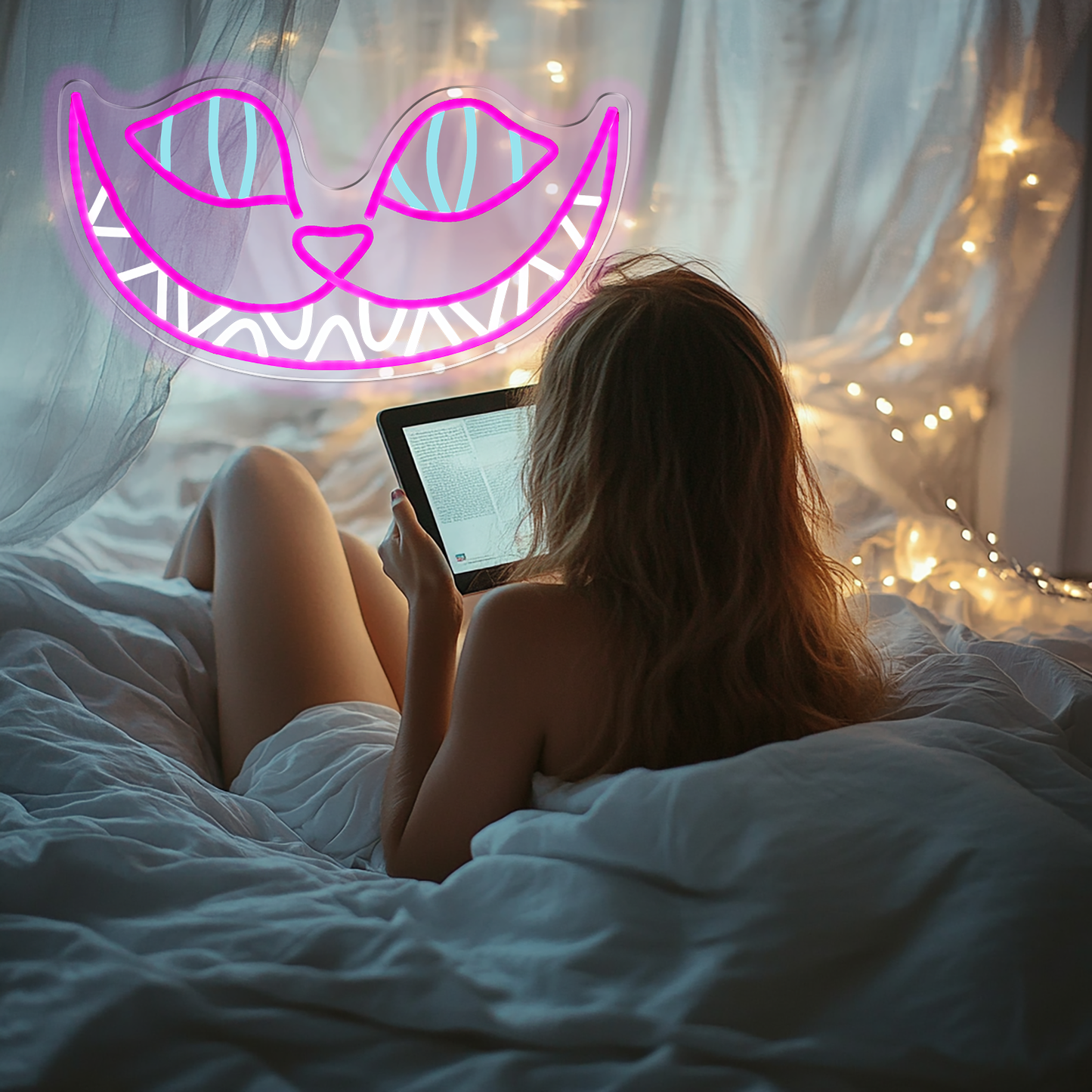 Cat Neon Signs, Anime Neon Light for Wall Decor Dimmable LED Light Up for Bedroom Man Cave Party Bar Office Birthday Background Gifts for Kids