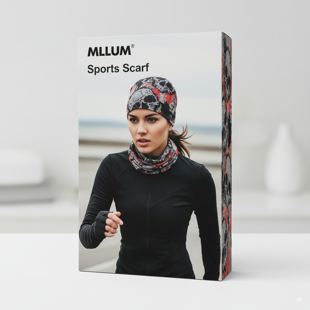 Mllum Sports Scarf Fishing Neck Gaiter ,Face Mask Sun Protection for Men & Women